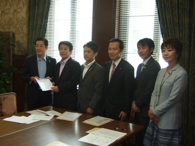 6月13日（水曜日）民主党陳情・要請対応本部への重要施策提案・要望（東京都）の画像