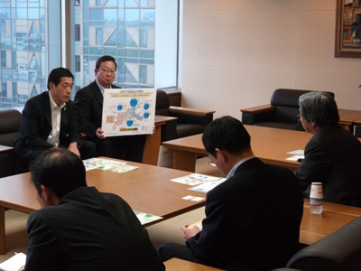 6月19日（火曜日）愛媛ものづくり企業『すご技』データベースに関する双日株式会社へのトップセールス（東京都）の画像