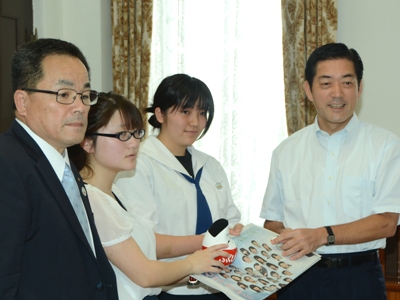 8月9日（木曜日）うつくしま復興大使の訪問（県庁）の画像