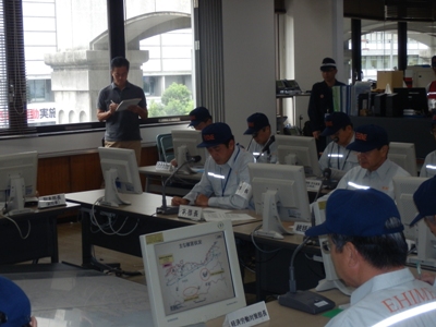 9月1日（土曜日）愛媛県総合防災訓練(災害対策本部会議)（県庁）の画像