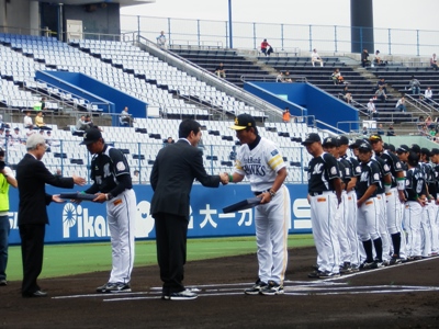10月6日（土曜日）プロ野球ファーム日本選手権開会式（松山市内）の画像