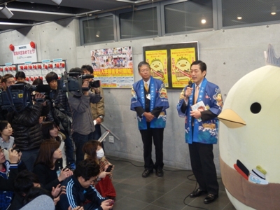 11月14日（水曜日）ゆるキャラグランプリ「バリィさん」応援PR（松山市内）の画像
