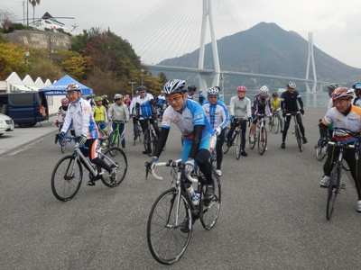 11月29日（木曜日）自転車メーカー役員らとのしまなみ海道サイクリング（今治市）の画像