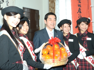 1月23日（水曜日）愛媛いよかん大使の訪問（県庁）の画像