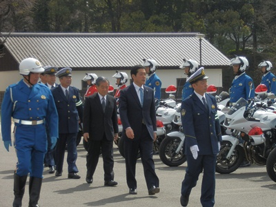 4月5日（金曜日）春の全国交通安全運動出動式（松山市内）の画像