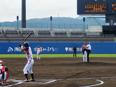 9月13日（土曜日）全日本軟式野球大会始球式（松山市内）の画像