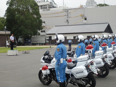 9月19日（金曜日）秋の全国交通安全運動出動式（松山市内）の画像