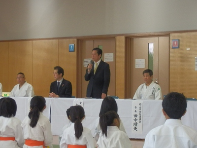 11月16日（日曜日）合気道演武大会開会式（松山市内）の画像