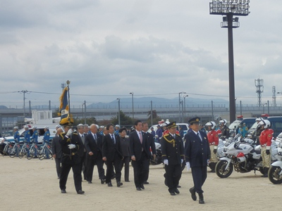 1月23日（金曜日）愛媛県警察観閲式（松山市内）の画像