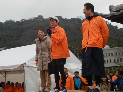 2月8日（日曜日）愛媛マラソンスタートセレモニー（松山市内）の画像