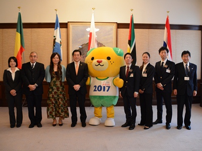 3月18日（水曜日）えひめ海外協力大使委嘱式、出発・帰国あいさつ（県庁）の画像