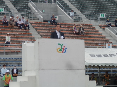 5月24日（日曜日）愛媛県障害者スポーツ大会開会式（ニンジニアスタジアム）の画像