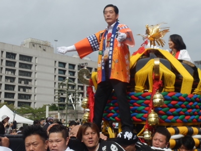 11月1日（日曜日）台北温泉まつりの道後神輿イベント（台湾）の画像