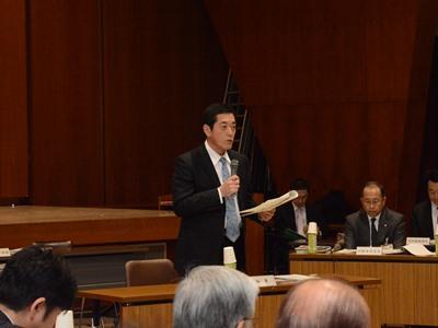 2月17日（水曜日）愛媛県・市町連携推進本部、えひめトップミーティング合同会議（県庁）の画像
