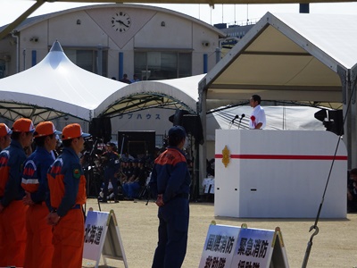 8月24日（水曜日）全国消防救助技術大会開会式（松山市内）の画像