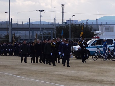1月13日（金曜日）愛媛県警察観閲式（松山市）の画像