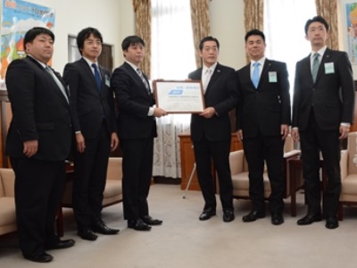 1月26日（木曜日）日本青年会議所四国地区協議会会長らの訪問（県庁）の画像