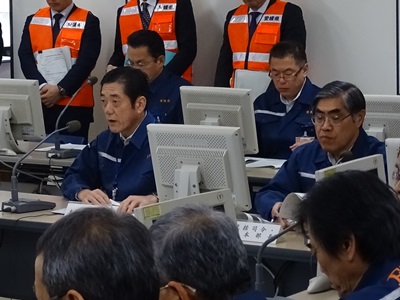 2月14日（火曜日）愛媛県・四国中央市国民保護共同図上訓練（県庁）の画像