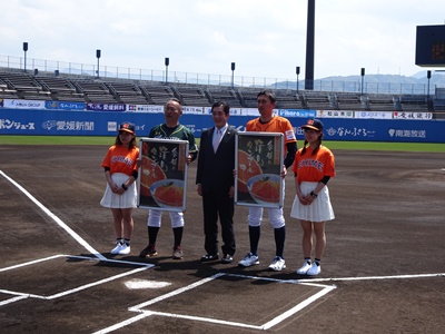 4月15日（土曜日）愛媛マンダリンパイレーツホーム開幕戦（松山市）の画像