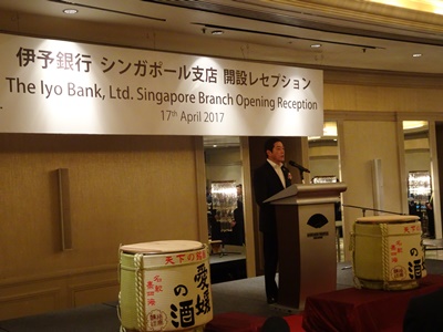 4月17日（月曜日）県内金融機関シンガポール支店開設レセプション（シンガポール）の画像
