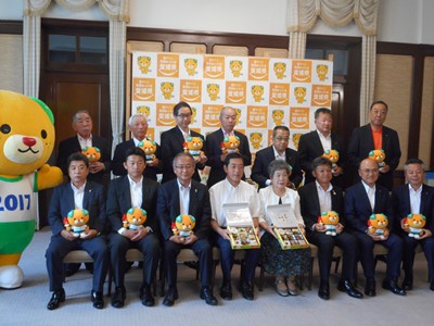 6月13日（火曜日）愛顔つなぐえひめ国体・えひめ大会式典弁当献立発表会（県庁）の画像