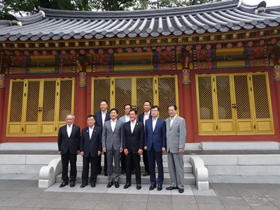 8月16日（水曜日）チェジュ航空社長ら訪問（韓国・ソウル市）の画像