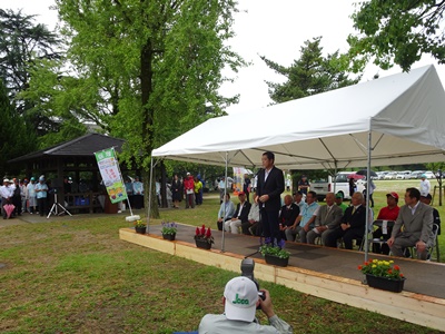 9月16日（土曜日）愛顔つなぐえひめ国体グラウンド・ゴルフ競技会開会式（松山市）の画像