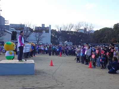 1月1日（月曜日）新春城山登山マラソン大会開会式（松山市）の画像