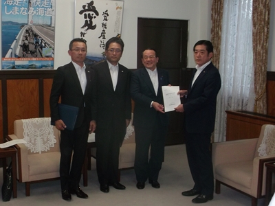 5月7日（月曜日）愛媛経済同友会代表幹事らの訪問（県庁）の画像