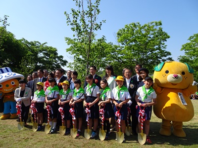 5月12日（土曜日）愛媛県植樹祭（砥部町）の画像