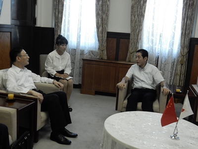 7月23日（月曜日）中華人民共和国駐大阪総領事らの訪問（県庁）の画像