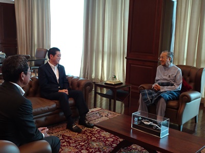 7月27日（金曜日）マハティール首相訪問（マレーシア）の画像