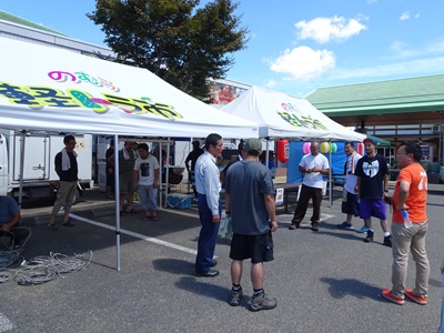 8月14日（火曜日）豪雨災害復興イベント会場視察（西予市　乙亥会館）の画像
