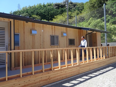 9月3日（月曜日）建設型応急仮設住宅　視察（大洲市徳森）の画像