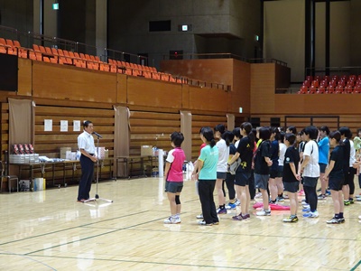 9月8日（土曜日）松山市レディースバドミントン大会開会式（松山市）の画像