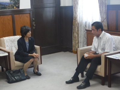 9月14日（金曜日）日本司法支援センター理事長らの訪問（県庁）の画像