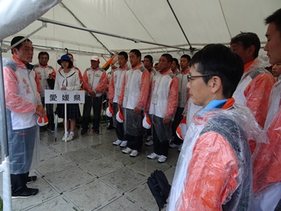 9月29日（土曜日）福井しあわせ元気国体愛媛県選手団現地激励会（福井県）の画像