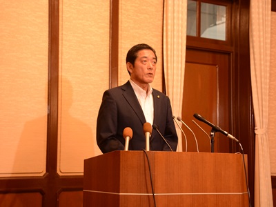 10月9日（火曜日）学校法人加計学園理事長の記者会見に関する臨時記者会見（県庁）の画像