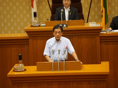 10月10日（水曜日）9月定例県議会閉会（県議会議事堂）の画像