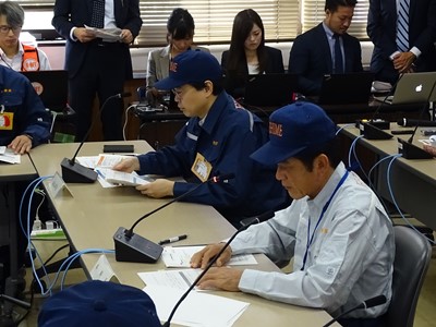 10月12日（金曜日）愛媛県原子力防災訓練（災害対策本部会議）（県庁）の画像