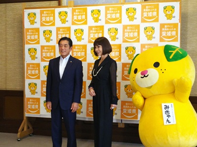 10月16日（火曜日）台湾のテレビ番組関係者らの訪問（県庁）の画像