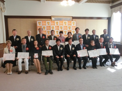 10月18日（木曜日）21世紀えひめの伝統工芸大賞表彰式（県庁）の画像