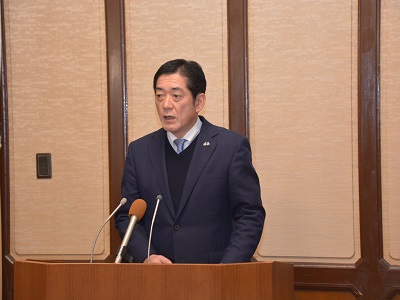 2月8日（金曜日）平成30年度2月補正予算案に関する記者発表（県庁）の画像