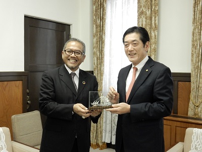 2月28日（木曜日）在大阪インドネシア共和国総領事らの訪問（県庁）の画像