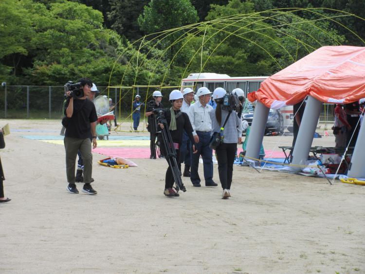 愛媛県総合防災訓練