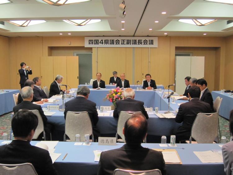 290522四国4県議会正副議長会議風景