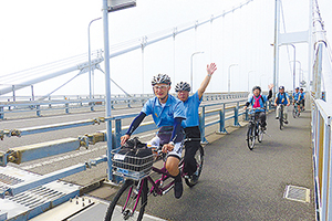 愛媛県障がい者サイクリング大会の画像