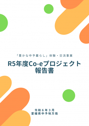 Co-eプロジェクト報告書表紙