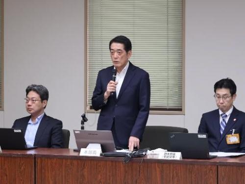 4月25日（金曜日）愛媛県人口減少対策推進本部会議（県庁）
