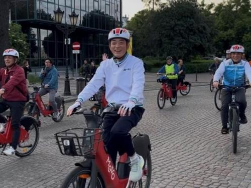 6月11日（水曜日）(現地時間)自転車国際会議「Velo-city2025」バイクパレード（ポーランド）